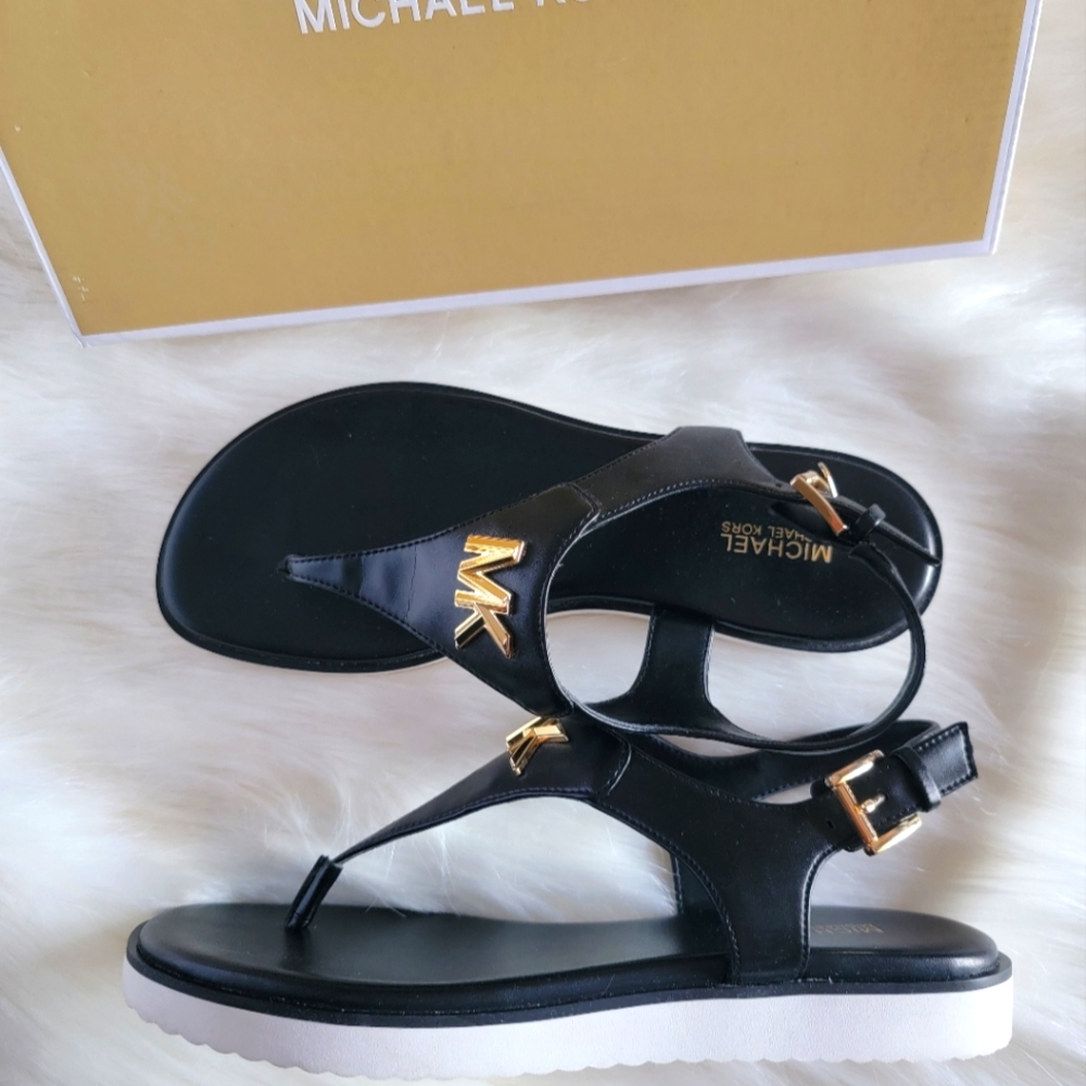 Jilly flat sandals Michael kors, size 7 in black